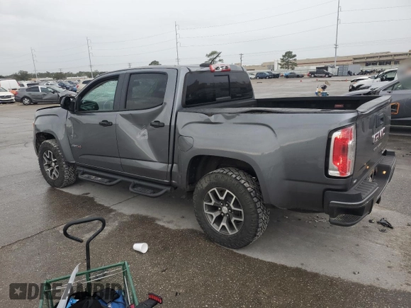 2021 GMC Canyon 4WD AT4 w/Leather with VIN 1GTG6FEN4M1116175, listed as a Copart auction lot 83679894 with 33,646 mi miles and Salvage Title. Bid and sale history available at carsss.com. Image 2.