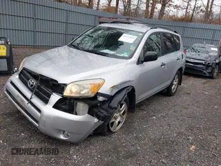 2008 Toyota RAV4 with VIN JTMBD33V786076474, listed as a IAAI auction lot 41737663 with 127,164 mi miles. Bid and sale history available at carsss.com. Image 2.