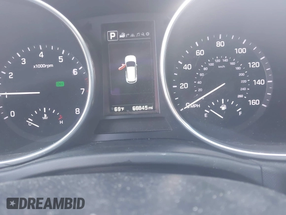 2018 Hyundai Santa Fe Ultimate with VIN 5XYZW4LA6JG549294, listed as a IAAI auction lot 41890014 with 66,845 mi miles and . Bid and sale history available at DreamBid. Image 7.