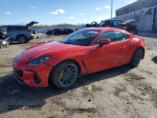 2023 Subaru BRZ Limited with VIN JF1ZDBF17P8702650, listed as a Copart auction lot 87126474 with 16,767 mi miles and Salvage Title. Bid and sale history available at carsss.com. Image 1.