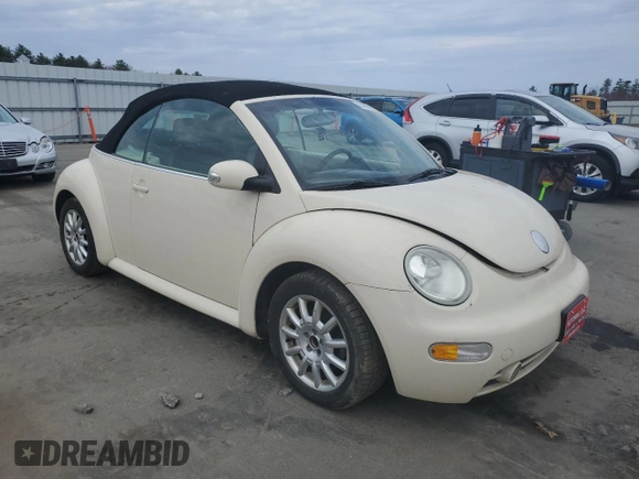 2004 Volkswagen Beetle with VIN 3VWCM21Y34M310399, listed as a Copart auction lot 54648025 with 110,890 mi miles and Clean Title. Bid and sale history available at DreamBid. Image 4.