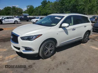 2017 Infiniti QX60 with VIN 5N1DL0MN6HC553949, listed as a Copart auction lot 52230465 with 107,277 mi miles and Salvage Title. Bid and sale history available at carsss.com. Image 1.