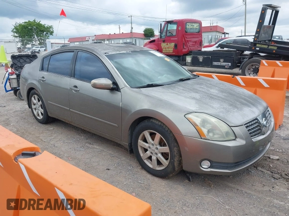 2004 Nissan Maxima SE with VIN 1N4BA41E74C858809, listed as a IAAI auction lot 42436562 with 198,105 mi miles and . Bid and sale history available at DreamBid. Image 1.