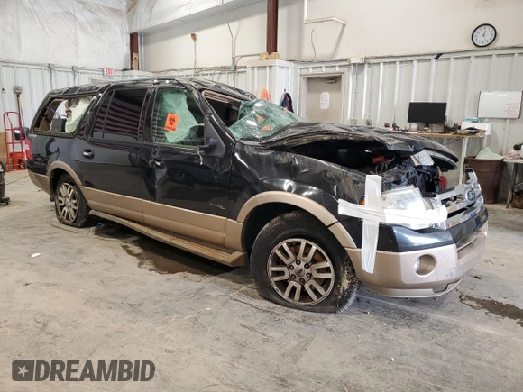 2014 Ford Expedition Max XLT with VIN 1FMJK1J58EEF29166, listed as a Copart auction lot 54952345 with Not provided miles and Non repairable. Bid and sale history available at DreamBid. Image 4.