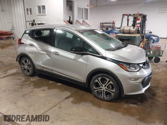 2019 Chevrolet Bolt EV Premier with VIN 1G1FZ6S09K4136793, listed as a IAAI auction lot 42135605 with 54,194 mi miles. Bid and sale history available at carsss.com. Image 1.