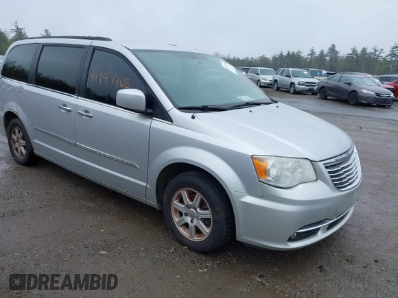 2012 Chrysler Town & Country Touring with VIN 2C4RC1BG3CR134199, listed as a IAAI auction lot 41947165 with 135,316 mi miles and . Bid and sale history available at DreamBid. Image 1.