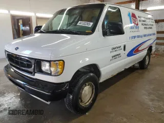1998 Ford Econoline Cargo with VIN 1FTRE1422WHB42788, listed as a Copart auction lot 44132265 with 164,029 mi miles and Salvage Title. Bid and sale history available at carsss.com. Image 1.