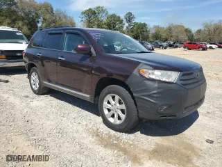 2013 Toyota Highlander with VIN 5TDZK3EHXDS142277, listed as a Copart auction lot 49280485 with 92,459 mi miles and Salvage Title. Bid and sale history available at carsss.com. Image 4.