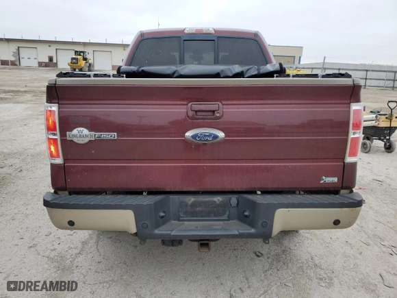 2010 Ford F-150 XL with VIN 1FTFW1EV9AKE57804, listed as a Copart auction lot 51411405 with 164,459 mi miles and Salvage Title. Bid and sale history available at carsss.com. Image 6.