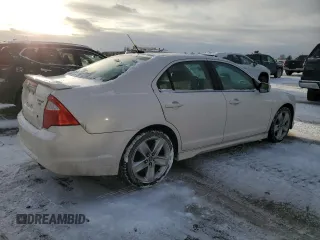 2012 Ford Fusion SPORT with VIN 3FAHP0DC0CR298109, listed as a Copart auction lot 88234115 with 150,537 mi miles and Salvage Title. Bid and sale history available at carsss.com. Image 3.
