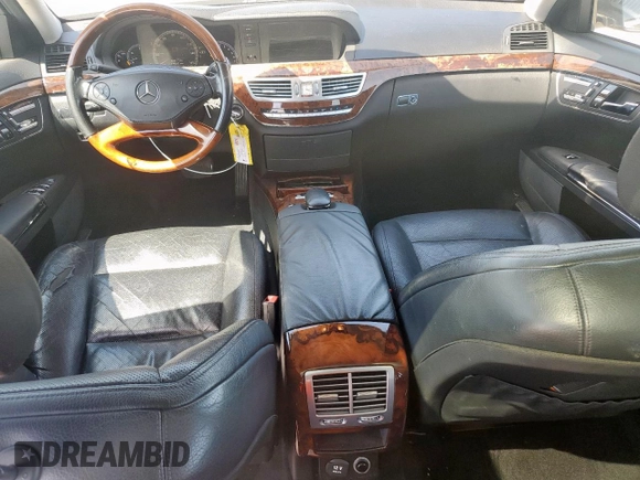 2010 Mercedes-Benz S 550 with VIN WDDNG7BBXAA347202, listed as a Copart auction lot 52907765 with 194,352 mi miles and Salvage Title. Bid and sale history available at DreamBid. Image 8.