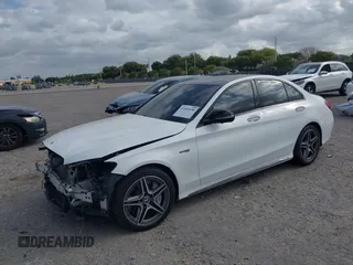 2020 Mercedes-Benz C 43 AMG with VIN WDDWF6EB9LR554651, listed as a IAAI auction lot 41892690 with 75,114 mi miles and . Bid and sale history available at carsss.com. Image 2.