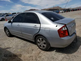 2006 Kia Spectra EX with VIN KNAFE122665297378, listed as a Copart auction lot 52906543 with 0 mi miles and Salvage Title. Bid and sale history available at carsss.com. Image 2.