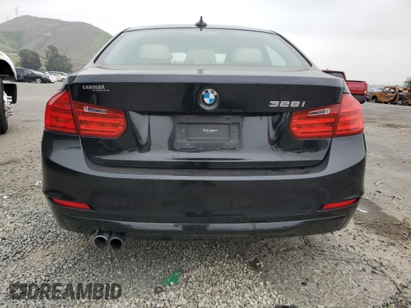 2014 BMW 3 Series 328i with VIN WBA3A5C52EP600187, listed as a Copart auction lot 53195295 with 80,865 mi miles and Salvage Title. Bid and sale history available at carsss.com. Image 6.