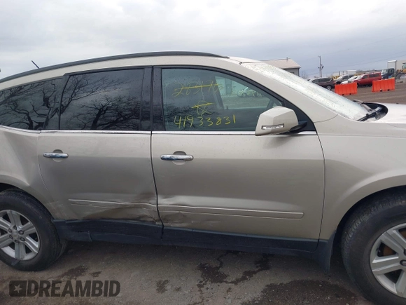 2014 Chevrolet Traverse LT with VIN 1GNKVGKD8EJ283176, listed as a IAAI auction lot 41933831 with 153,235 mi miles. Bid and sale history available at carsss.com. Image 13.
