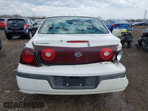 2002 Chevrolet Impala with VIN 2G1WF55E529220651, listed as a Copart auction lot 51054745 with 97,412 mi miles and Salvage title. Bid and sale history available at DreamBid. Image 6.