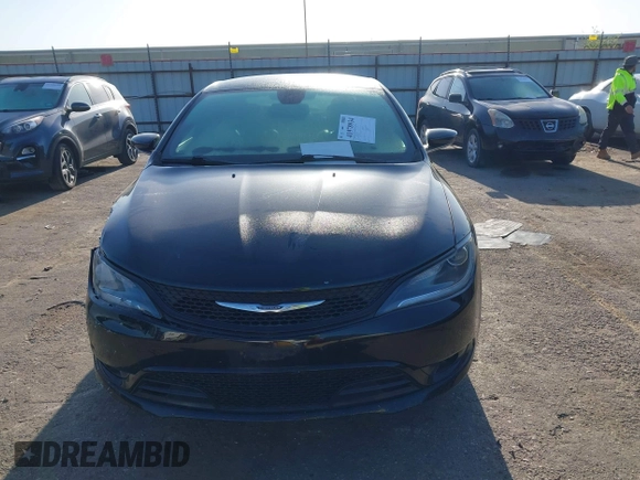2015 Chrysler 200 S with VIN 1C3CCCBB8FN696188, listed as a IAAI auction lot 41978934 with 107,512 mi miles and . Bid and sale history available at DreamBid. Image 12.