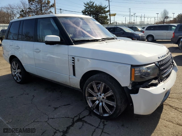 2012 Land Rover Range Rover SC with VIN SALMF1E43CA374353, listed as a Copart auction lot 47246385 with 102,413 mi miles and Salvage Title. Bid and sale history available at carsss.com. Image 4.