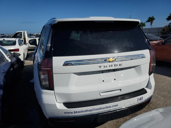 2021 Chevrolet Tahoe LS with VIN 1GNSCMKD6MR175627, listed as a Copart auction lot 74973534 with 0 mi miles and Non Repairable. Bid and sale history available at carsss.com. Image 6.