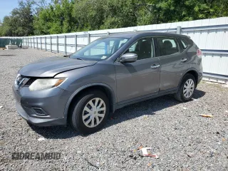 2015 Nissan Rogue SV with VIN KNMAT2MV0FP563384, listed as a Copart auction lot 53800135 with 107,395 mi miles and Clean Title. Bid and sale history available at carsss.com. Image 1.