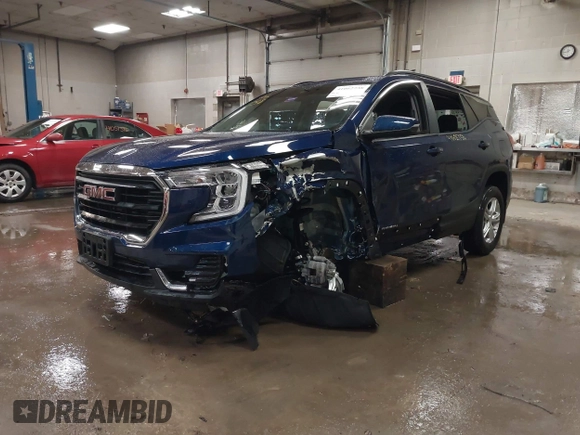 2023 GMC Terrain SLE with VIN 3GKALTEG9PL137698, listed as a IAAI auction lot 41062738 with 29,134 mi miles. Bid and sale history available at carsss.com. Image 2.