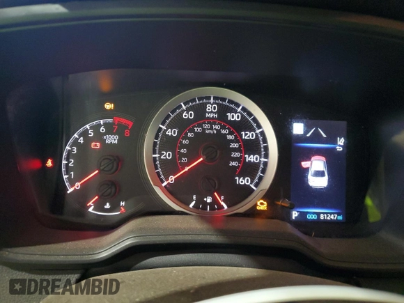 2022 Toyota Corolla SE with VIN JTDS4MCE9NJ097146, listed as a Copart auction lot 51143675 with 81,247 mi miles and Salvage Title. Bid and sale history available at DreamBid. Image 9.