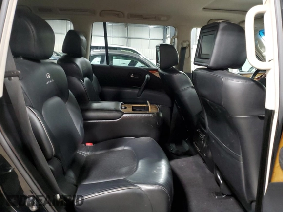 2011 Infiniti QX56 7-passenger with VIN JN8AZ2NE4B9000970, listed as a Copart auction lot 79907174 with 215,410 mi miles and Salvage Title. Bid and sale history available at carsss.com. Image 11.