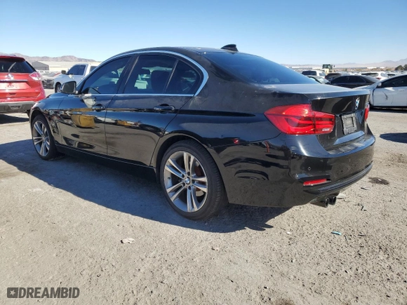 2018 BMW 3 Series 330i with VIN WBA8B9G56JNU57321, listed as a Copart auction lot 42263205 with 76,327 mi miles and Salvage Title. Bid and sale history available at carsss.com. Image 2.