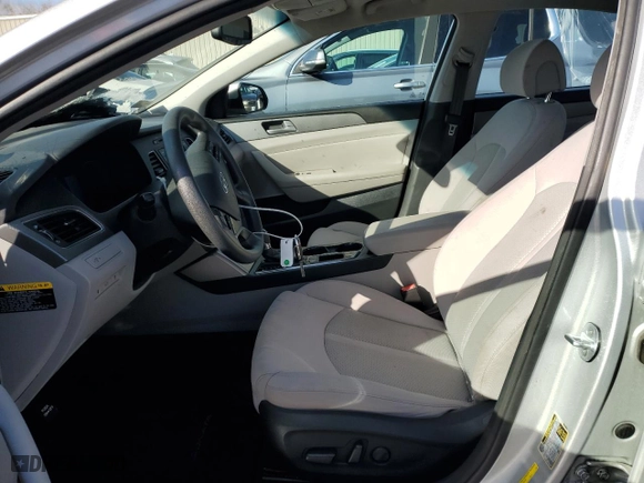 2015 Hyundai Sonata 2.4L SE with VIN 5NPE24AF4FH183683, listed as a Copart auction lot 44922705 with 0 mi miles and Salvage Title. Bid and sale history available at carsss.com. Image 7.