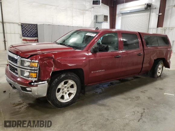 2014 Chevrolet Silverado 1500 LT with VIN 3GCUKREC8EG212408, listed as a Copart auction lot 52819375 with 139,078 mi miles and Salvage Title. Bid and sale history available at DreamBid. Image 1.
