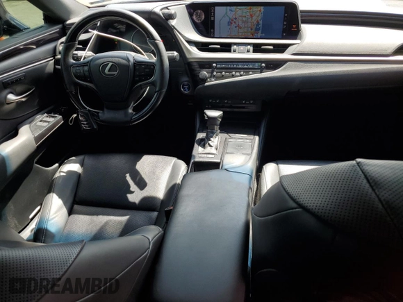 2020 Lexus ES 300h with VIN 58AD21B11LU004549, listed as a Copart auction lot 53437965 with 77,406 mi miles and Salvage title. Bid and sale history available at DreamBid. Image 8.