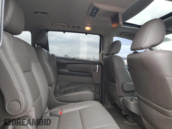 2017 Honda Odyssey EX-L with VIN 5FNRL5H61HB005497, listed as a Copart auction lot 50455795 with 102,046 mi miles and Salvage Title. Bid and sale history available at DreamBid. Image 11.