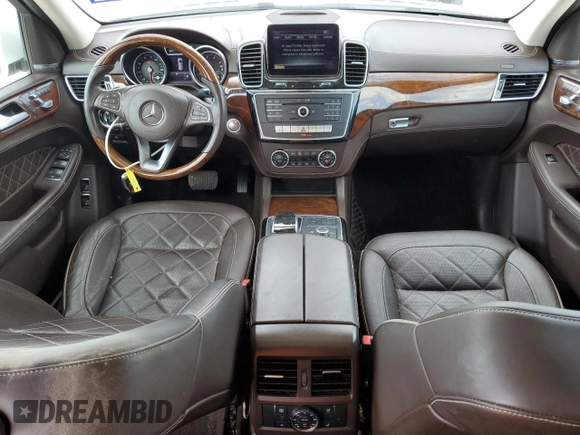 2017 Mercedes-Benz GLS 450 with VIN 4JGDF6EE0HA821639, listed as a Copart auction lot 52044764 with 41,249 mi miles and Salvage Title. Bid and sale history available at DreamBid. Image 8.