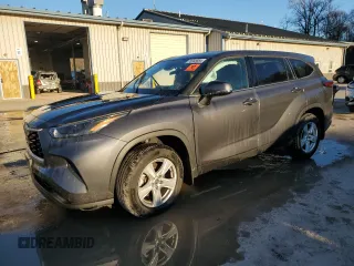 2022 Toyota Highlander L z VIN 5TDCZRBH4NS167654, wystawiony jako Copart lot #78988884 z przebiegiem 43 416 mil mil oraz Szkoda całkowita • Salvage title. Historia ofert i sprzedaży dostępna na DreamBid. Obrazek 1.