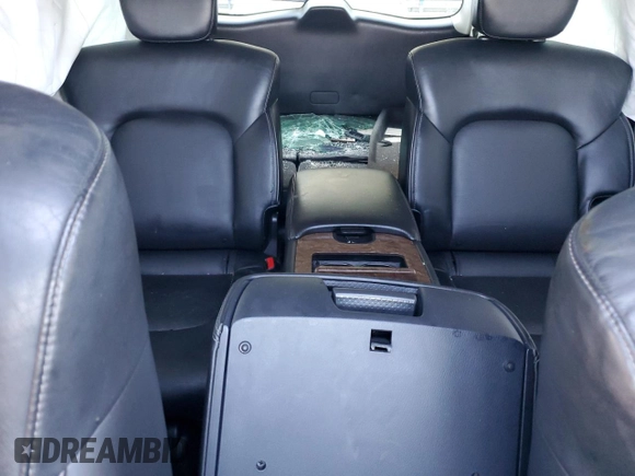 2017 Infiniti QX80 with VIN JN8AZ2NF9H9641632, listed as a Copart auction lot 66588634 with 103,172 mi miles and Salvage Title. Bid and sale history available at carsss.com. Image 10.