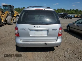 2006 Mazda MPV LX with VIN JM3LW28A660556964, listed as a Copart auction lot 69689034 with 139,769 mi miles and Salvage Title. Bid and sale history available at carsss.com. Image 6.