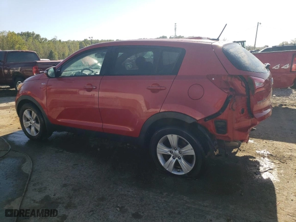 2012 Kia Sportage LX with VIN KNDPBCA25C7280472, listed as a Copart auction lot 74087124 with 108,407 mi miles and Salvage Title. Bid and sale history available at carsss.com. Image 2.