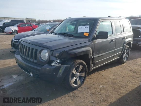 2017 Jeep Patriot High Altitude with VIN 1C4NJPFA5HD131909, listed as a IAAI auction lot 41811074 with 182,288 mi miles and . Bid and sale history available at carsss.com. Image 2.