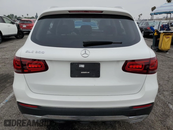 2022 Mercedes-Benz GLC 300 with VIN W1N0G8DB1NG078798, listed as a Copart auction lot 64029425 with 15,514 mi miles and Salvage title. Bid and sale history available at DreamBid. Image 6.