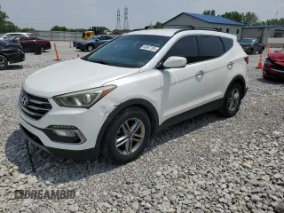 2017 Hyundai Santa Fe 2.4L with VIN 5XYZUDLB2HG428965, listed as a Copart auction lot 60867185 with 124,285 mi miles and Clean title. Bid and sale history available at DreamBid. Image 1.