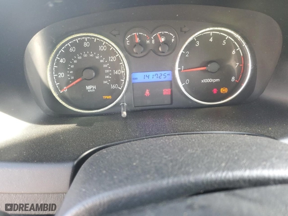 2007 Hyundai Tiburon GS with VIN KMHHM66D57U244908, listed as a Copart auction lot 75474434 with 141,725 mi miles and Salvage Title. Bid and sale history available at carsss.com. Image 9.