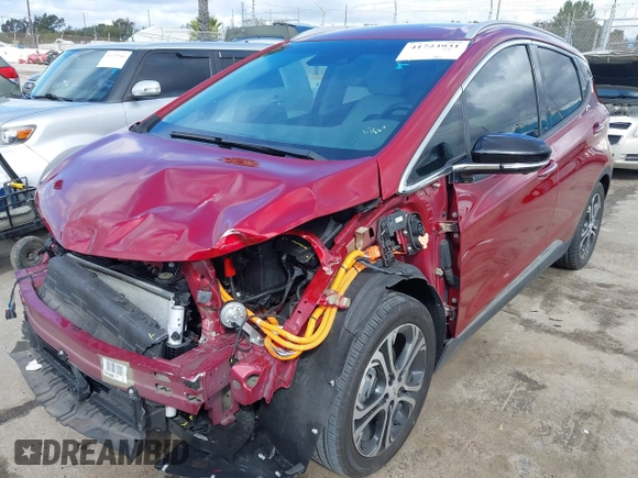 2020 Chevrolet Bolt EV Premier with VIN 1G1FZ6S07L4144327, listed as a IAAI auction lot 41723931 with 33,741 mi miles. Bid and sale history available at carsss.com. Image 2.