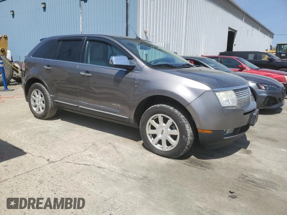 2009 Lincoln MKX with VIN 2LMDU68C69BJ05404, listed as a Copart auction lot 54338105 with 206,758 mi miles and Clean Title. Bid and sale history available at carsss.com. Image 4.