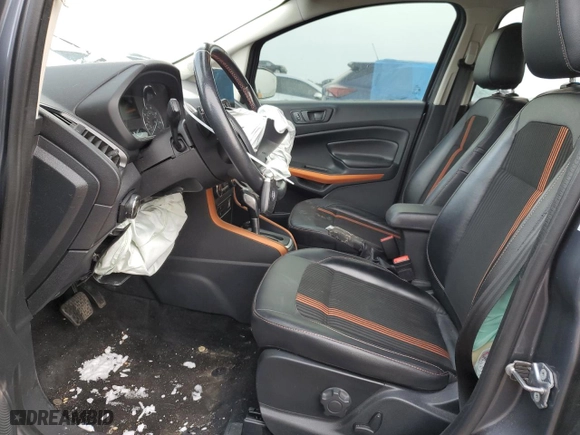 2018 Ford EcoSport SES with VIN MAJ6P1CL7JC160738, listed as a Copart auction lot 45996695 with 66,229 mi miles and Salvage Title. Bid and sale history available at carsss.com. Image 7.