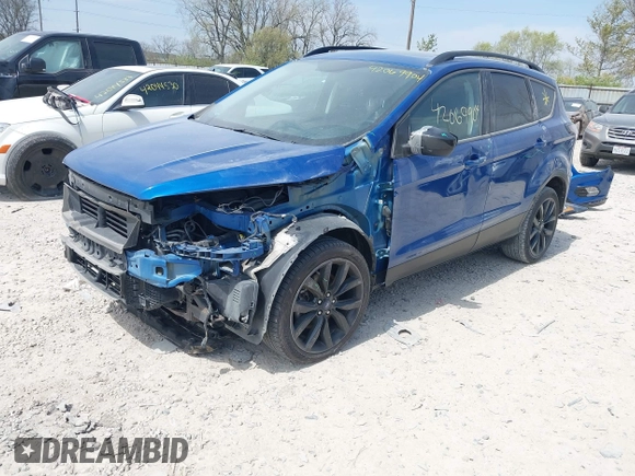 2017 Ford Escape SE with VIN 1FMCU0G94HUE90206, listed as a IAAI auction lot 42069904 with 86,883 mi miles. Bid and sale history available at carsss.com. Image 2.