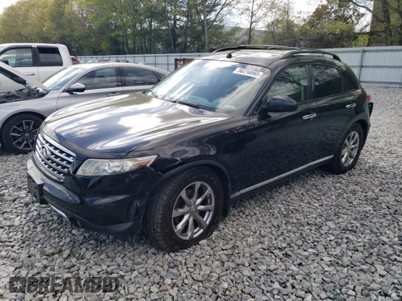 2008 Infiniti FX z VIN JNRAS08W98X201907, wystawiony jako Copart lot #56296865 z przebiegiem 106 294 mil mil oraz Czysty tytuł • Clean title. Historia ofert i sprzedaży dostępna na DreamBid. Obrazek 1.