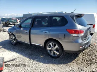 2015 Nissan Pathfinder SV with VIN 5N1AR2MM8FC608421, listed as a Copart auction lot 52935185 with 124,602 mi miles and Salvage Title. Bid and sale history available at carsss.com. Image 2.
