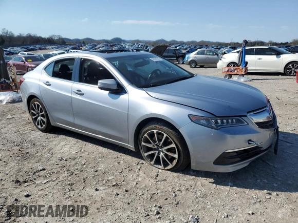 2016 Acura TLX V6 with VIN 19UUB2F30GA003687, listed as a Copart auction lot 50521615 with 64,199 mi miles and Salvage Title. Bid and sale history available at carsss.com. Image 4.