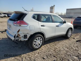 2016 Nissan Rogue S with VIN KNMAT2MV6GP689363, listed as a Copart auction lot 52176745 with 68,492 mi miles and Salvage Title. Bid and sale history available at DreamBid. Image 3.