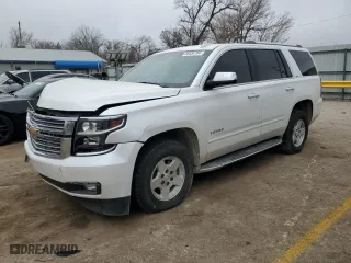 2016 Chevrolet Tahoe LTZ with VIN 1GNSKCKC6GR283299, listed as a Copart auction lot 86536764 with 97,835 mi miles and Salvage Title. Bid and sale history available at carsss.com. Image 1.